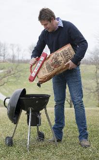 Handy Camel helps you control the charcoal 
