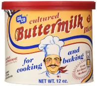 Cultured buttermilk powder