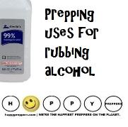Prepping Uses for Rubbing alcohol