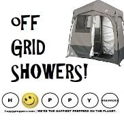 Off grid showers