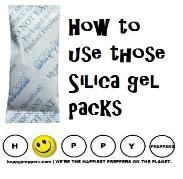 how to use those silica gel packs