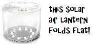 Luci Solar Air Lantern Folds Flat