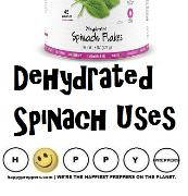 Dehydrated spinach uses