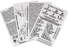 Pocket sized survival cards
