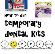 How to use temporary dental kits