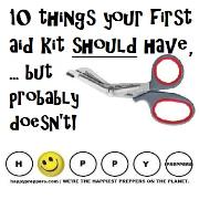 Prepper's checklist ~ 10 things for your first aid kit