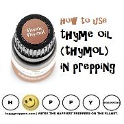 How to use thyme essential oil (thymol) in prepping