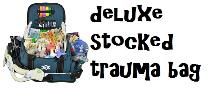 Deluxe stocked trauma bag