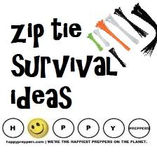 Survival uses of zip ties ~ How to use cable ties in prepping and survival