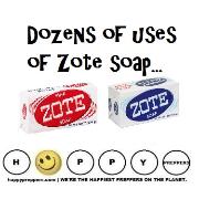 Dozens of uses of zote soap