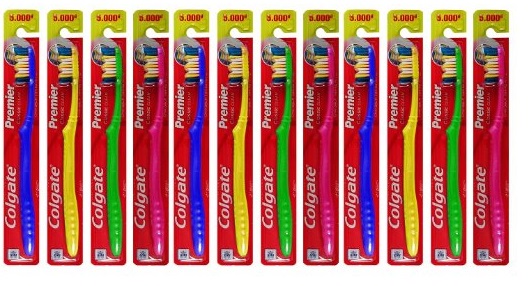 Dozen toothbrushed for less than the dollar stores