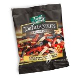 Tortilla strips for soups and salads