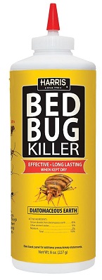 Diatomaceous earth bed bug killer