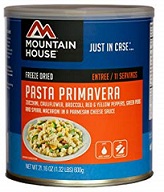 Freeze dried Pasta Prima Vera by Mountain House