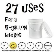 27 uses for a five gallon bucket