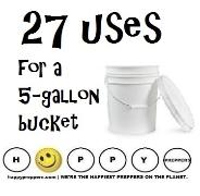 27 uses for a five gallon bucket