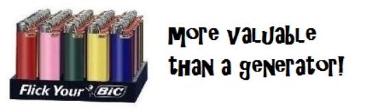 BIC lighter deal