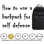 How to use a backpack for self-defense
