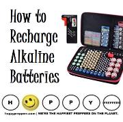 How to recharge alkaline batteries