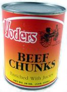 Yoder's Beef chunks - canned food lasts 10 years