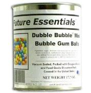 Dubble Bubble Gum balls in #10 can