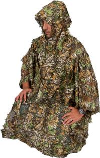 Camouflage poncho