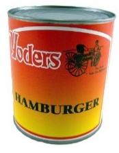 Prepper food: hamburger