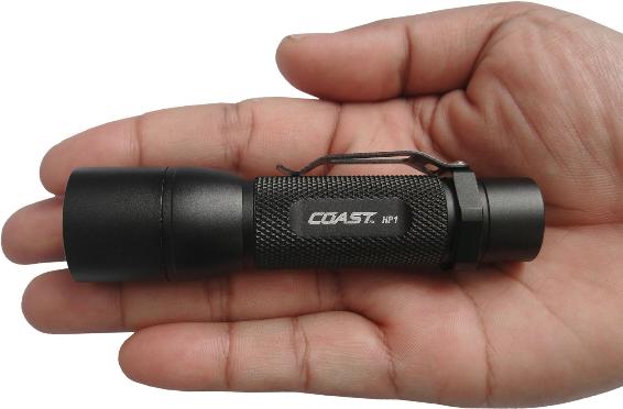 Coast palm flashlight one of the best flashlights for preppers