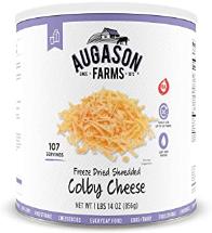 Augason Farms #10 can of Freeze Dired Colby Cheese