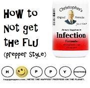 how to NOT get the flu (prepper style)