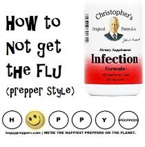 how to NOT get the flu (prepper style)