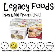 Legacy non-gmo freeze dried foods