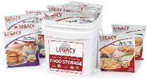 Legacy foods 18-pounds of food in buckets