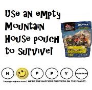 Empty Mountain House pouch