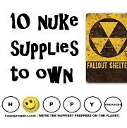 Ten nuke supplies to own ~ supplies necessary to survive nuclear fallout