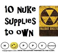 Ten nuke supplies to own ~ supplies necessary to survive nuclear fallout