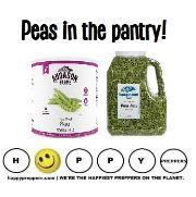 Peas in the prepper's pantry