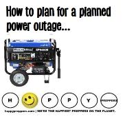 How to plan for a planned power outage