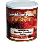 Freeze dried sausage crumbles