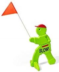 Slow sign for kids traffic safety