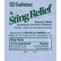 Safetec Insect bite Sting Relief - pack of 48