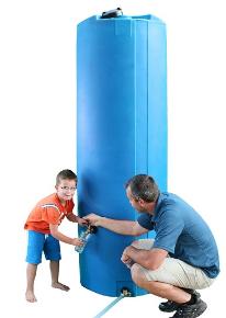 Prepping with kids 260 gallon water tank for the family