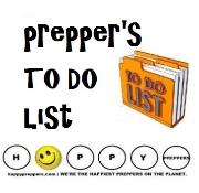 Prepper's TO DO list