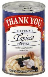 tapioca pudding in a can