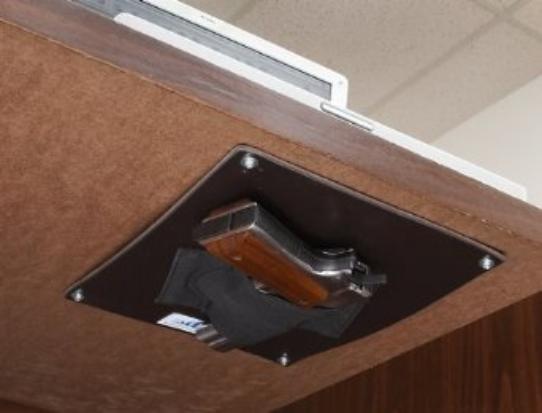 Under the desk holster