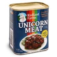 Unicorn meat prepper novelty