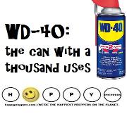 WD-40 ~ the can with a thousand prepping uses