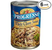 Prepper food: white clam sauce