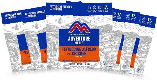 Mountain House Fettucine with Chicken Pouches (6)