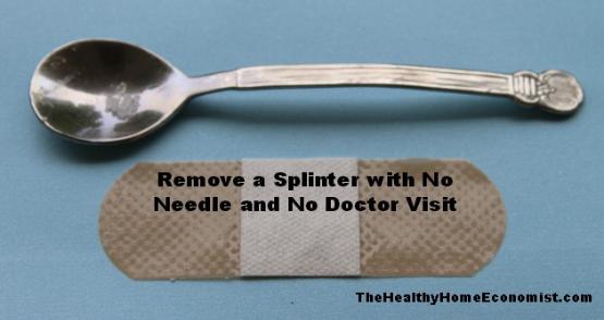 How to remove a splinter with Epsom salt